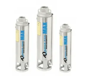 bombas sumergibles aqua pak - modelo max 4", 1/2 -1.5hp